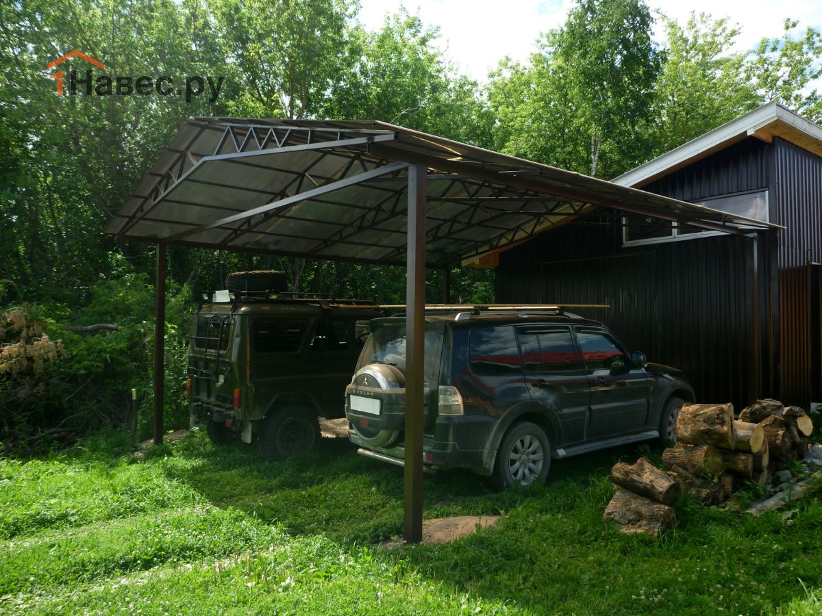 Навес из поликарбоната